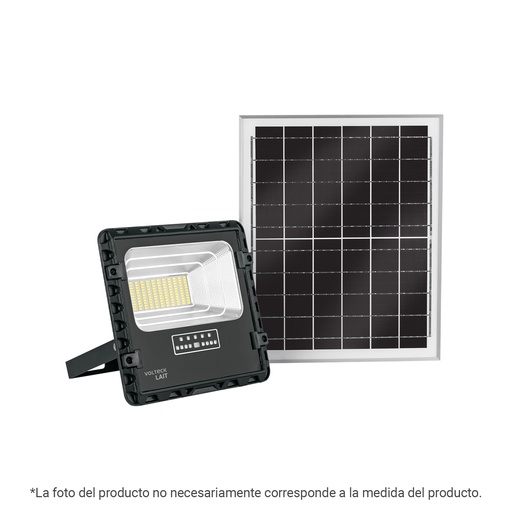 [T49836] Reflector Led 100 W con panel solar, luz de día, Volteck - Pag 462