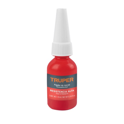 [T103230] Fijador de roscas, permanente, 10 ml, rojo, Truper - Pag 366
