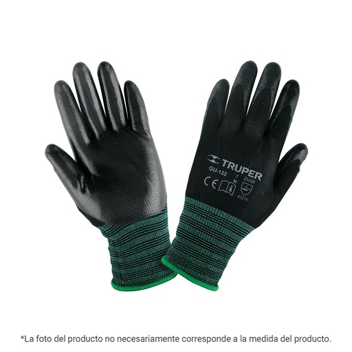 [T103867] Guantes de nylon recubiertos de nitrilo, XG, Truper - Pag 349