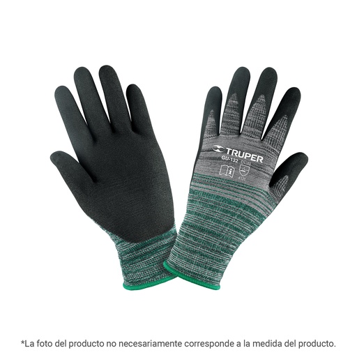 [T103868] Guantes de nylon recubiertos de nitrilo arenoso, XCH, Truper - Pag 349