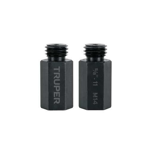 [T103960] Adaptadores para pulidoras M14 a 5/8', 2 piezas, TRUPER - Pag 257