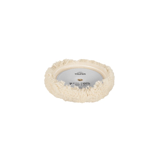 [T104002] Borla p/pulir de lana trenzada de 8' hook<(>&<)>loop, TRUPER - Pag 257