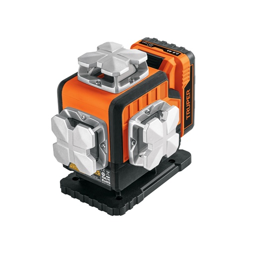 [T104111] Nivel láser verde, alcance 30m,16 líneas, recargable, TRUPER - Pag 294