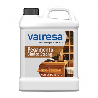 [J-AD-0004.30] Pegamento Blanco Strong Valresa de 1lt